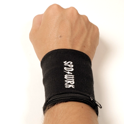 Spdwrk Zippered Wristbands (Black)