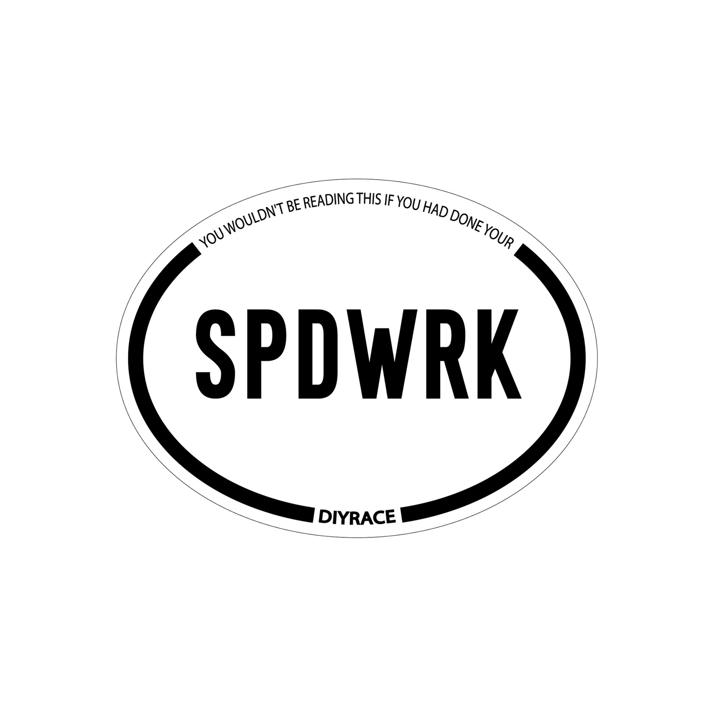 Spdwrk Vinyl Car Decal
